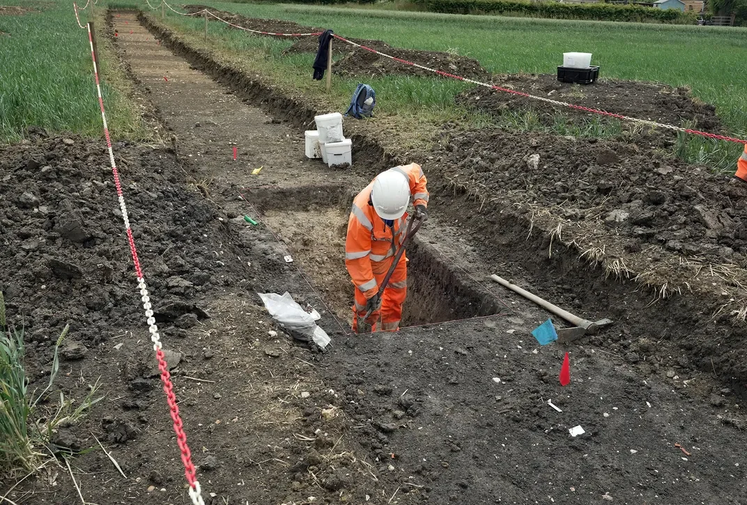 Archaeologists have surveyed 1,000 trial trenches along the planned route of the East West Rail.
