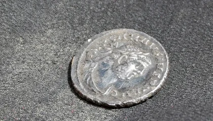 Railway Construction Reveals a Coin Minted by a Roman Officer Who Proclaimed Himself 'Emperor of the North' in Britain 1,700 Years Ago