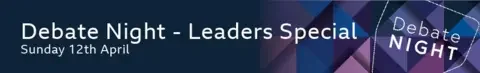 a graphic for the BBC leaders debate